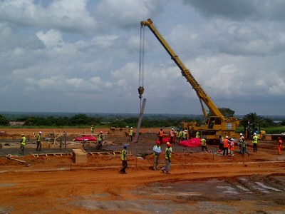 20th June 2014 Dodowa First Steel Goes Up