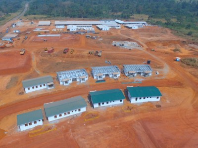 12th December 2015 Kumawu Hospital Staff Housing Aerial View