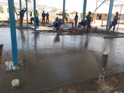 19th November 2015 Kumawu Hospital  Main Building Concrete Pour
