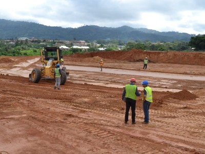 15th October Fomena Hospital Site Levelling Works