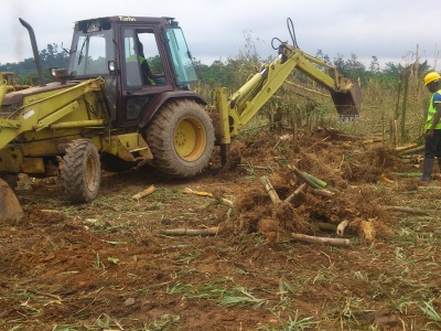 25th August 2014 Fomena Site Clearance