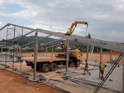 5th December 2014 Fomena Hospital Steelwork Going Up