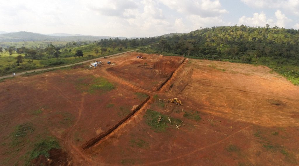10th December 2014 Kumawu Hospital Site - Beginning of Major Earthworks