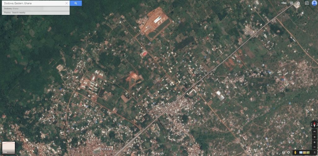 Dodowa District Hospital - Google Earth View 03.12.14