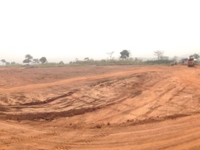 14th January 2014 Kumawu Site Levelling Earthworks
