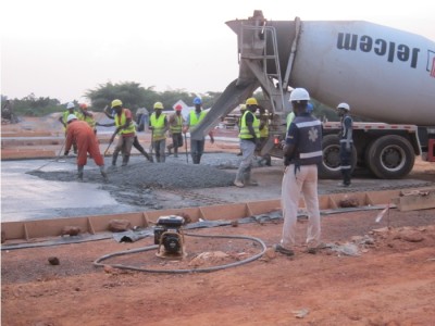 4th March 2015 Fomena Hospital Site Laying Foundations