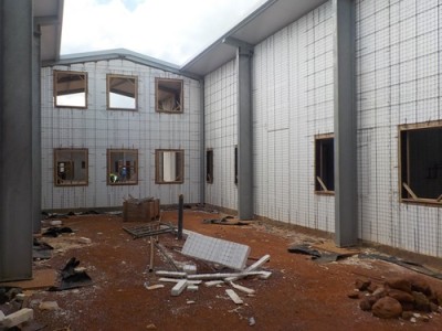 16th May 2015 Fomena Hospital Main Building Internal Courtyard