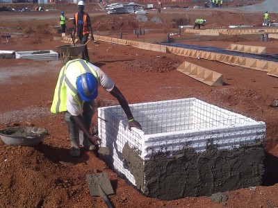 27th May 2015 Abetifi Hospital Constructing Manholes