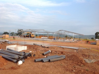 7th August 2015 Kumawu Hospital Ward Steelwork