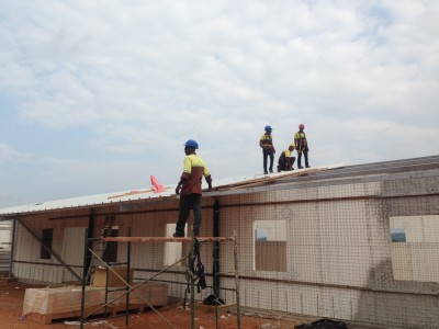 10th September 2015 Kumawu Hospital Ward Roof
