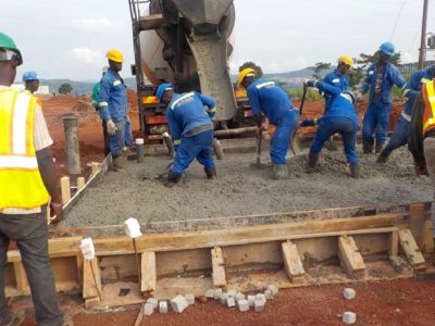 17th June 2016 - Kumawu Hospital Concrete Pour