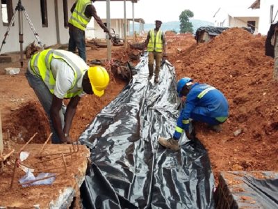 27th July 2016 - Kumawu Hospital Drainste works – Building D