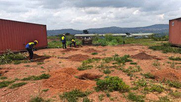 Land being prepared for site workshop